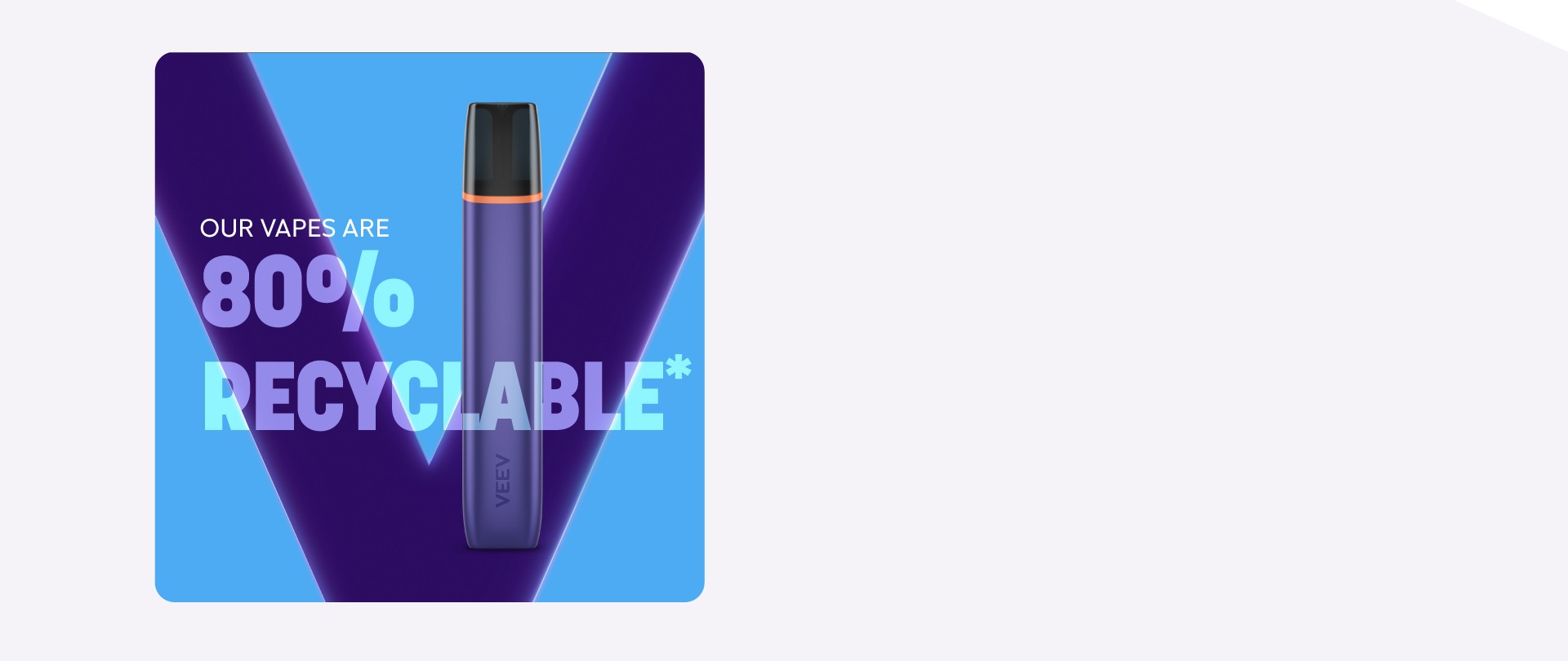 veev one vape feel the difference recycleable