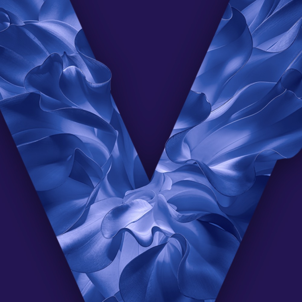 Banner with VEEV Blue Raspberry Flavor Variant Logo