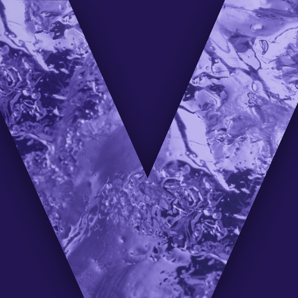 Banner dengan Logo Varian Rasa VEEV Blueberry