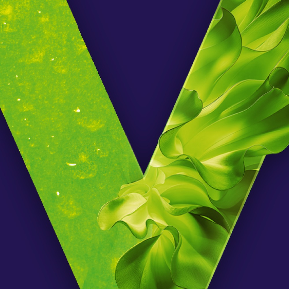 Banner dengan Logo Varian Rasa VEEV Sour Apple