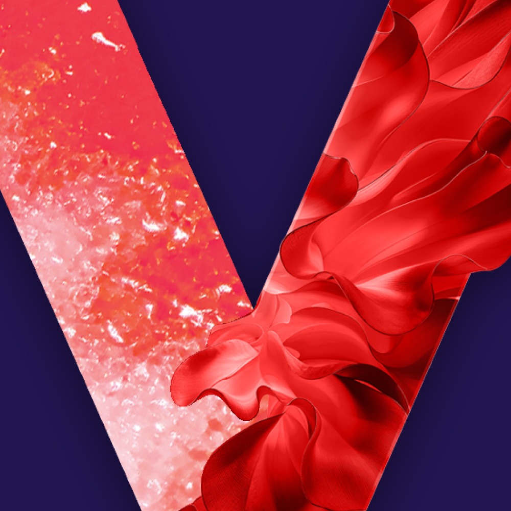 Banner with VEEV Strawberry Flavor Variant Logo