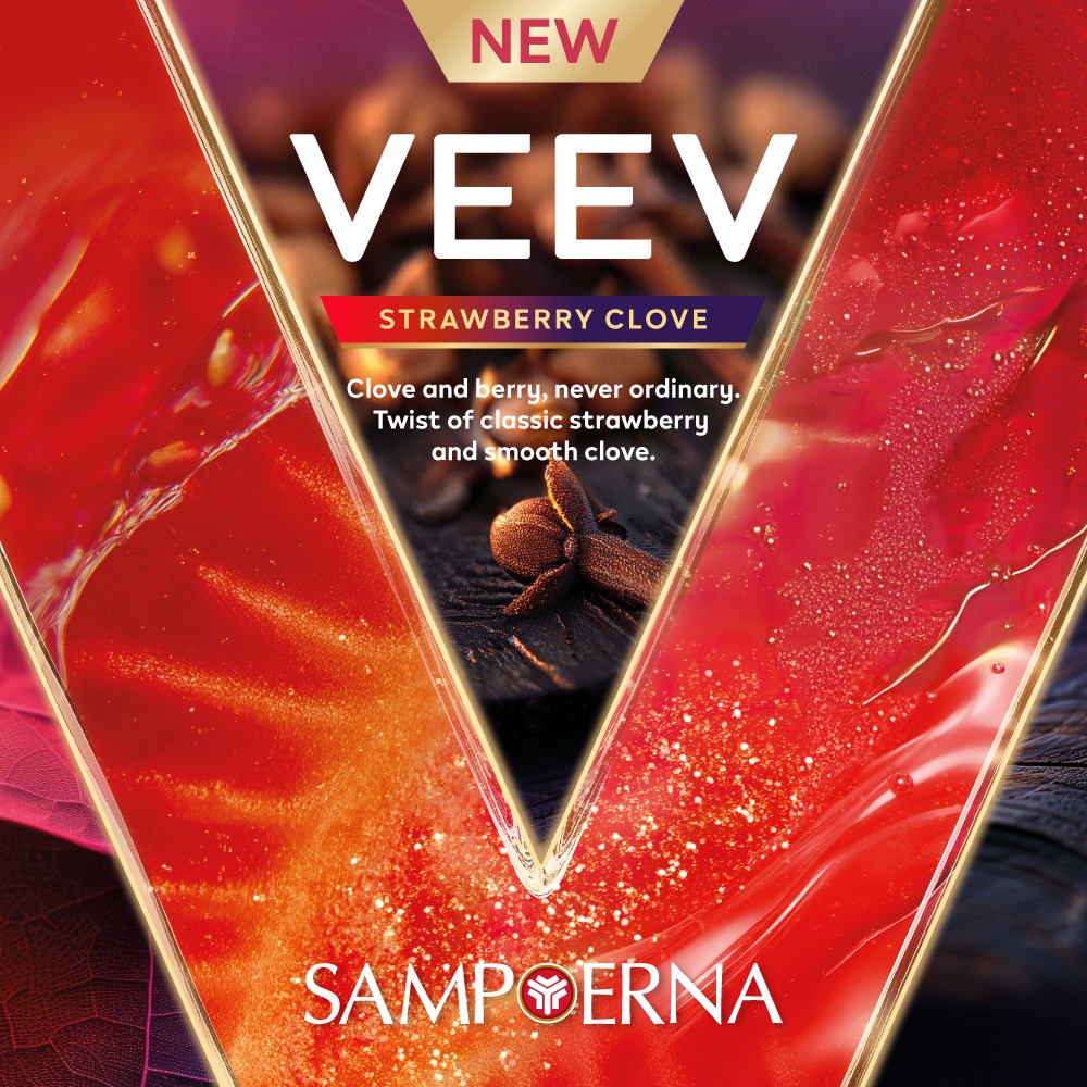 Varian rasa vape baru VEEV Strawberry Clove, perpaduan stroberi dan aroma cengkeh