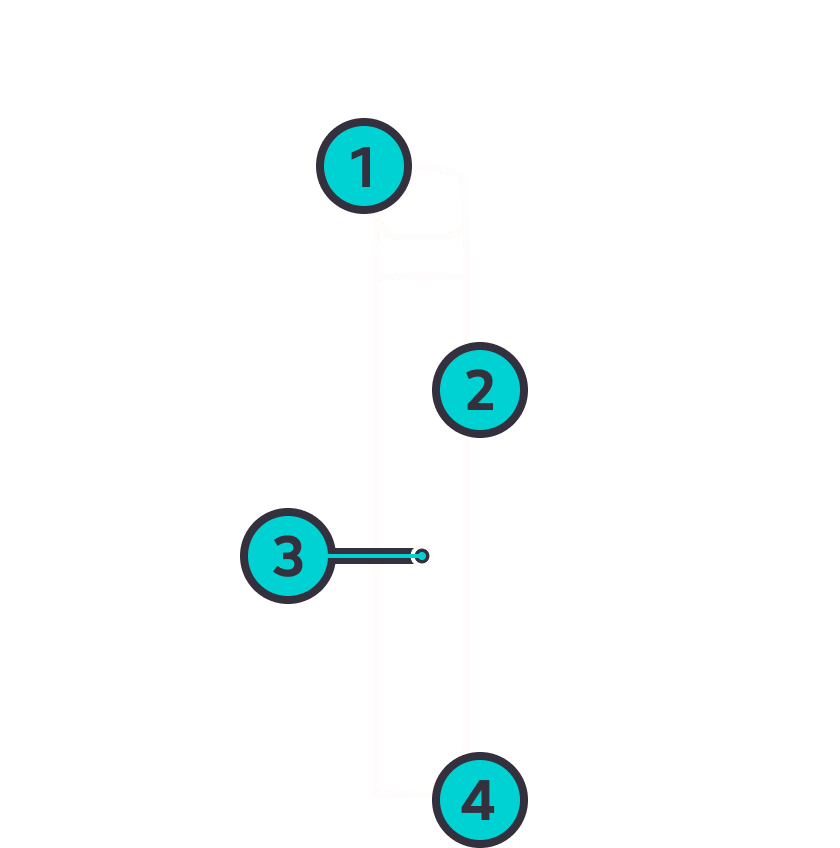 VEEV NOW disposable vape features and components diagram 