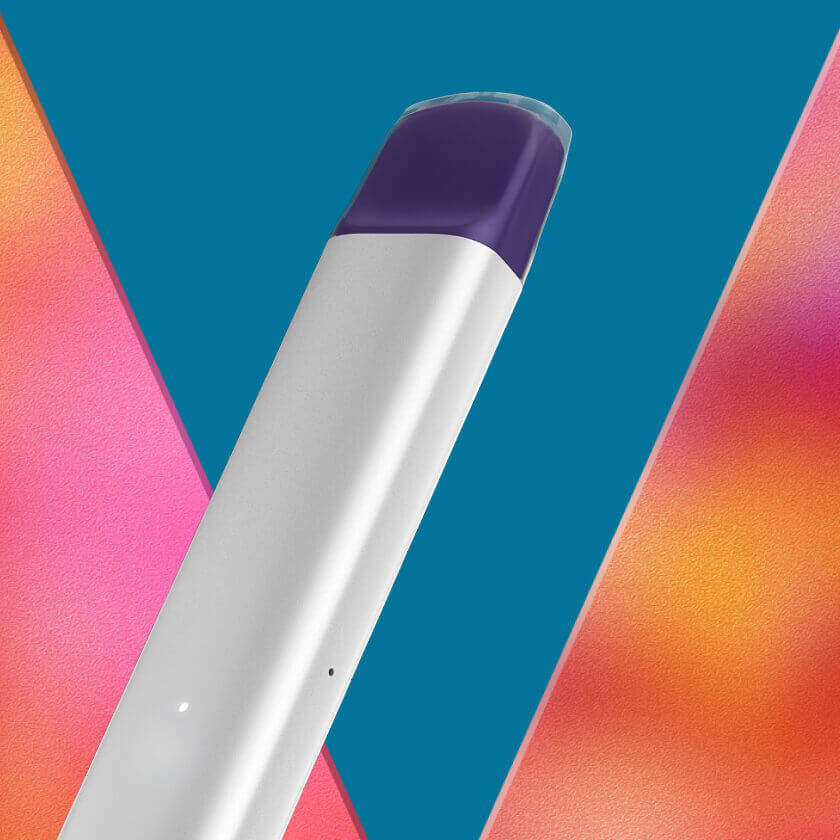 VEEV NOW blue raspberry flavour disposable vape device on logo banner background  VEEV NOW blue raspberry flavour disposable vape device on logo banner background