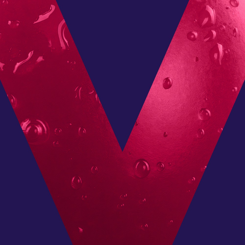 Banner with VEEV Cherry Flavor Variant Logo