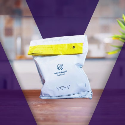 VEEV vapes recycling collection parcel