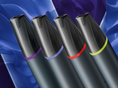 4 VEEV NOW ULTRA devices in different colours