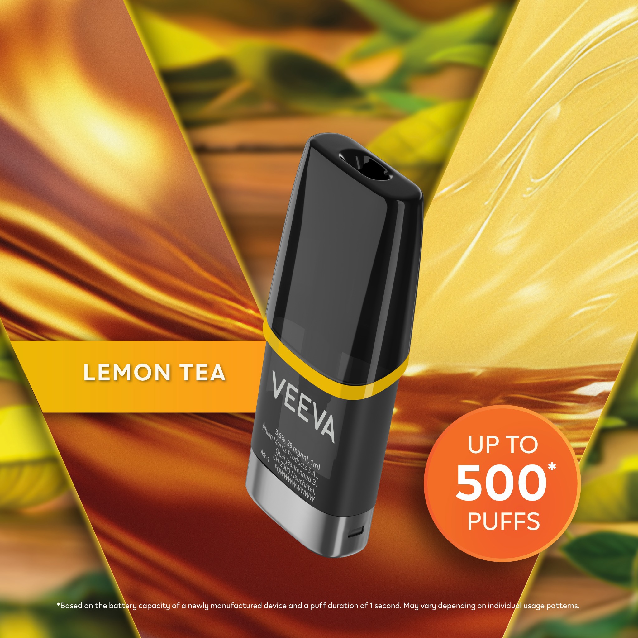 VEEVA Lemon Tea 3.5% 2 ML (Lemon Tea)