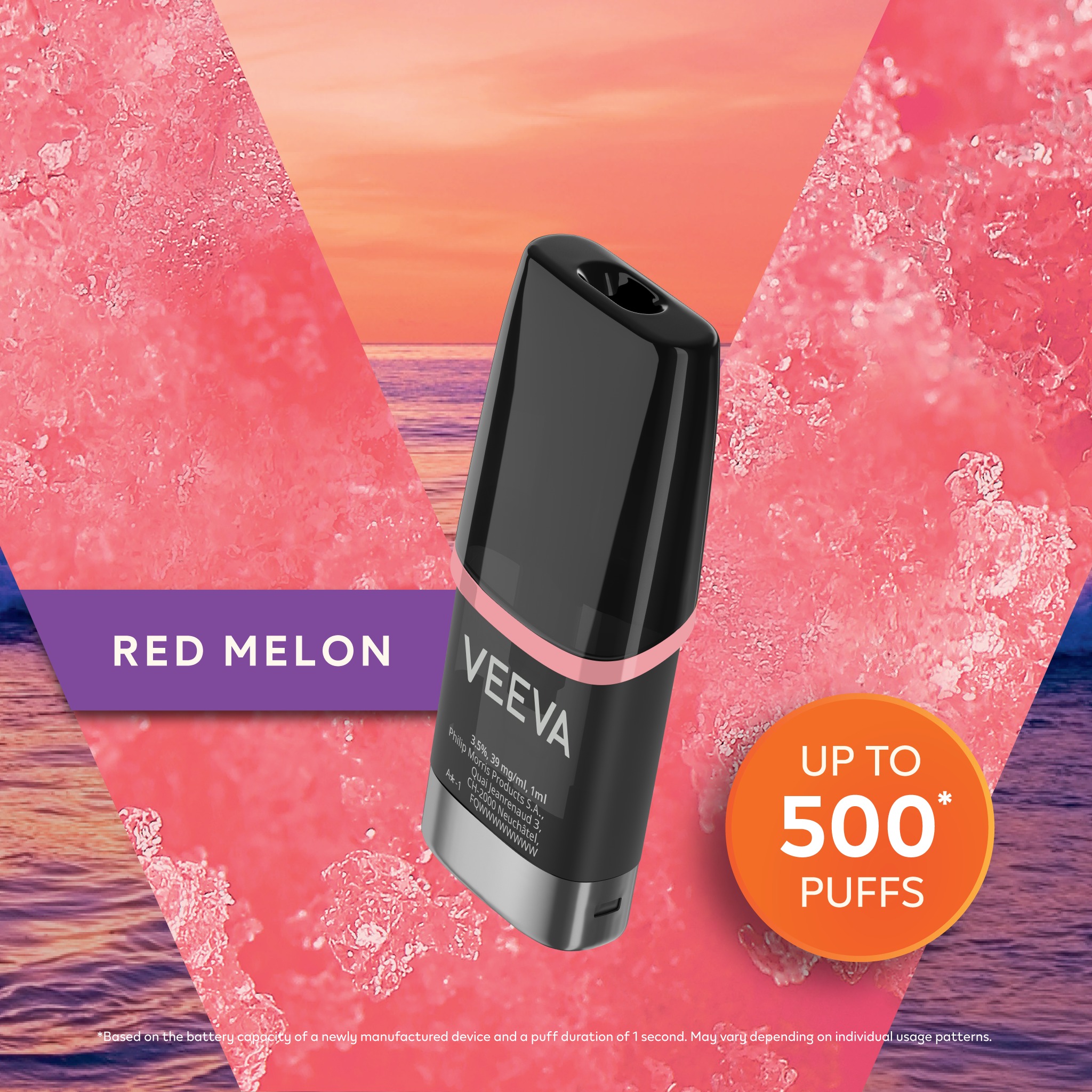 VEEVA Red Melon 3.5% 1 ML (Red Melon)